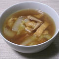 超簡単☆干し椎茸と白菜のポン酢スープ