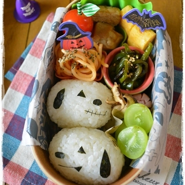 キャラ弁 俵おにぎりdeスヌーピーハロウィン弁当 By Sayuttinさん レシピブログ 料理ブログのレシピ満載