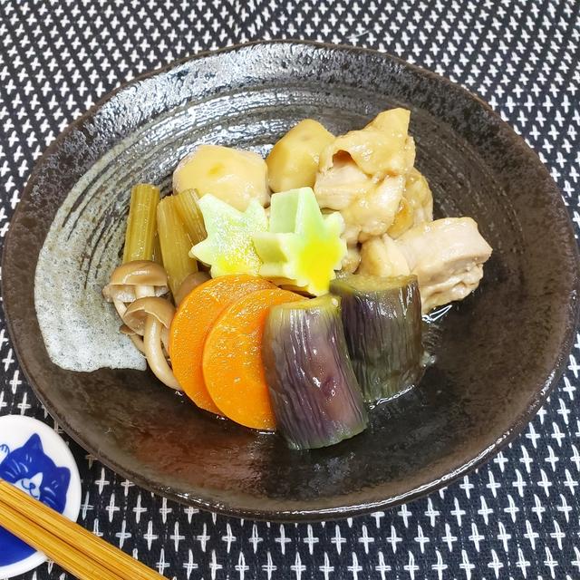 鶏肉と野菜の治部煮のレシピ