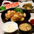 たけのこ入り揚げ餃子の食卓
