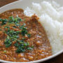 珍しくがっつり「朝カレー」