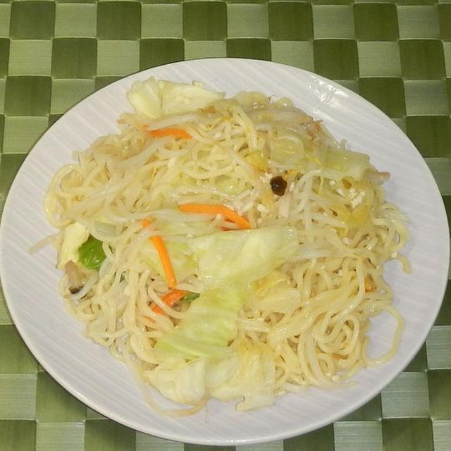 野菜たっぷり塩焼きそば