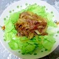 レタスたっぷり塩麹牛焼き肉サラダ