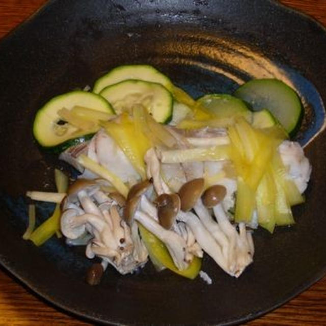 [レシピ] タラと野菜の蒸し物