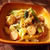 具沢山の豆乳クリームパスタ。