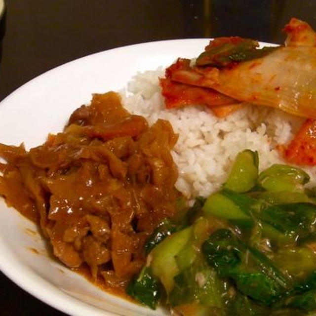 青梗菜のツナあんかけ