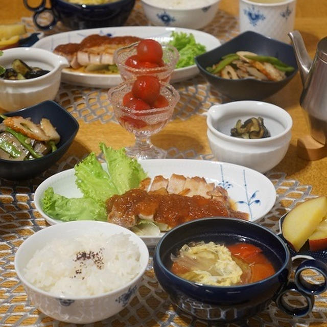 新玉ねぎソースでポークチャップ