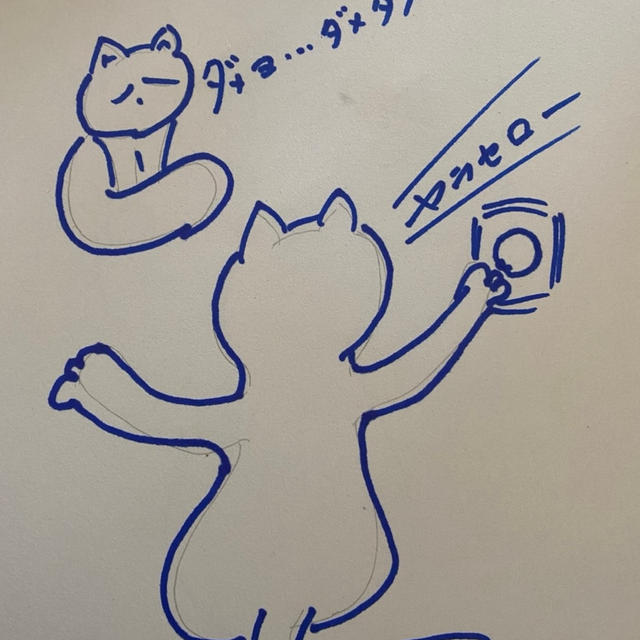 オジン　と　猫との闘い　第三弾