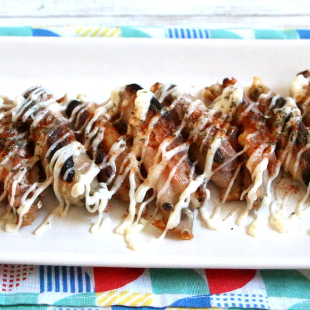 【簡単！おつまみ】トースターで楽々♪スティックチキンの梅マヨ焼き