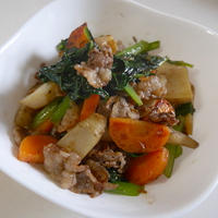 クミン香る、いろいろ野菜の塩味きんぴら