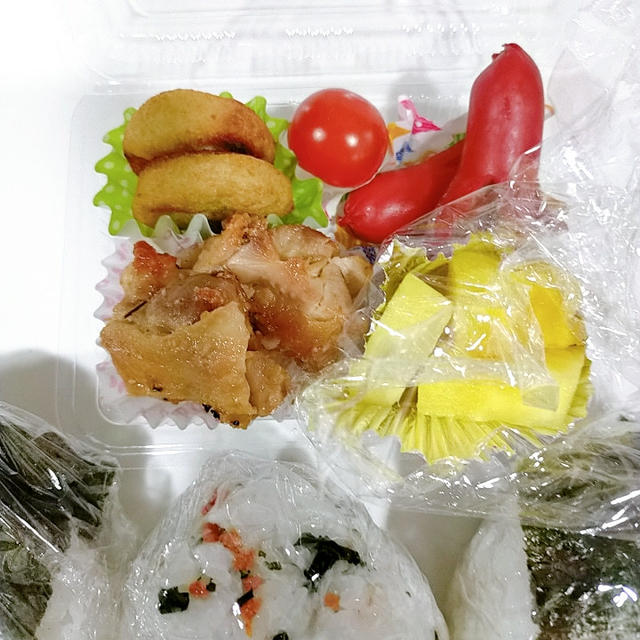 ２月１０日(木)のお弁当　準備がいらない【鶏もも肉のクレイジー焼き】