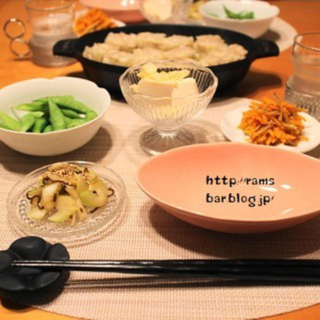 ストウブで『焼売』の献立。