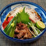 消費してすっきり☆牛肉の時雨煮ぶっかけ素麺♪☆♪☆♪
