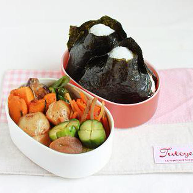 7月17日 梅塩おにぎり弁当とsuper海の精「いのちのもと」のこと♪