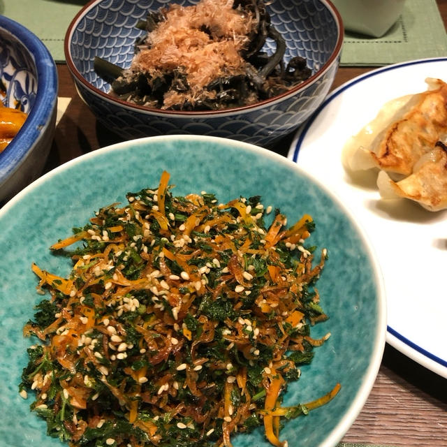 人参葉はより丁寧なふりかけ