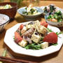 【レシピ】カツオの叩きとクリームチーズのサラダ仕立て#洋風おかず#カツオの叩き#クリームチーズ#さっぱりボリュームサラダ…親心なんだなぁ〜。