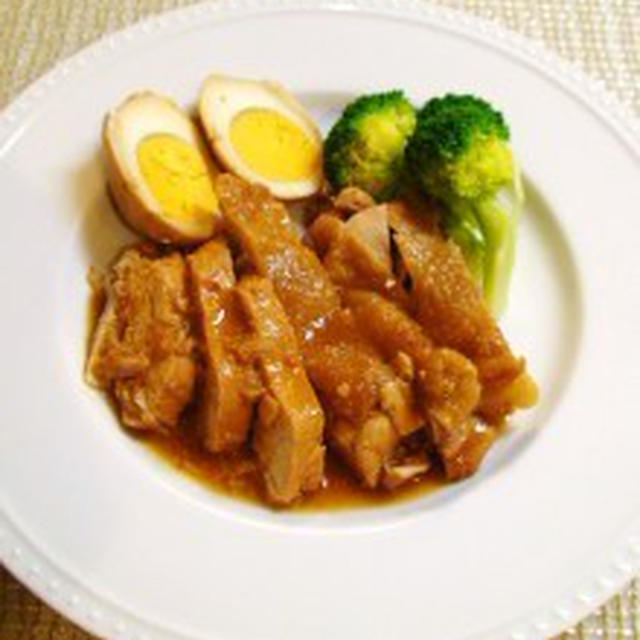 ☆ピリ辛味噌味の鶏チャーシュー＆煮たまご☆