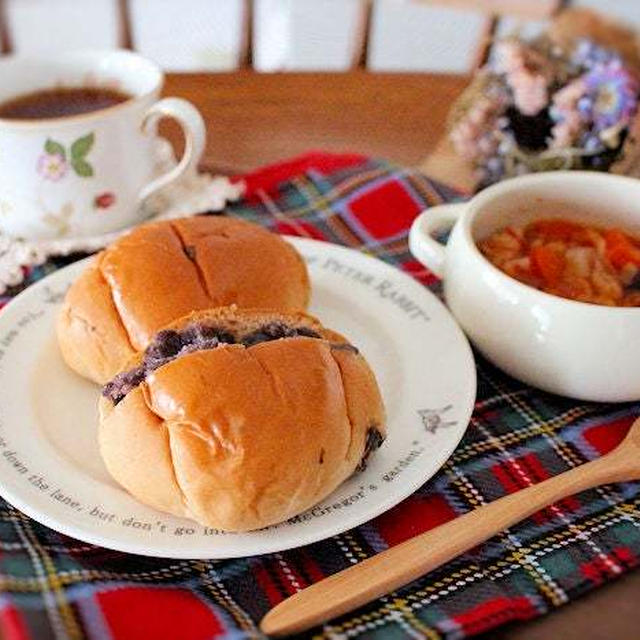 「ととのった～～～」！簡単あんバターロールパン　朝ごはん