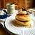 隠し調味料を加えて ふっくらしっとり ブルーベリー＆クリームチーズのパンケーキ。