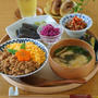 そぼろごはん定食