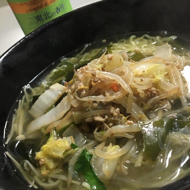 鶏煮干出汁deお家塩ラーメン