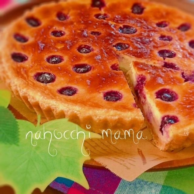 水玉ベリーチーズタルト❤可愛くって簡単❤プレゼントに