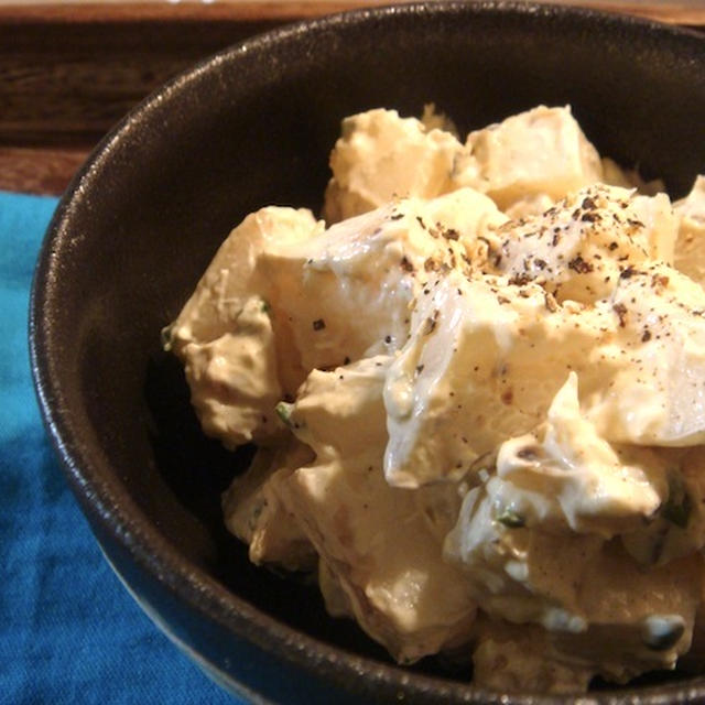 焼きかぶのネギクリームチーズ和え