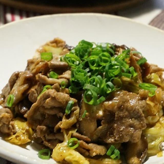 小林カツ代さんの味噌だれで♪キャベツと豚肉の味噌炒め