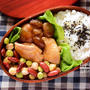 マロングラッセの和おかずで秋弁当