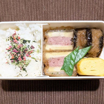 わたしのお弁当　~高野豆腐のはさみ揚げのお弁当〜