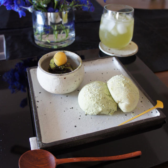 お団子屋さんでお茶にしませう。～切りもちで大福、白玉あんこ～
