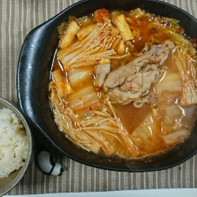 スンドゥブ☆2013/12/21の晩ごはん。