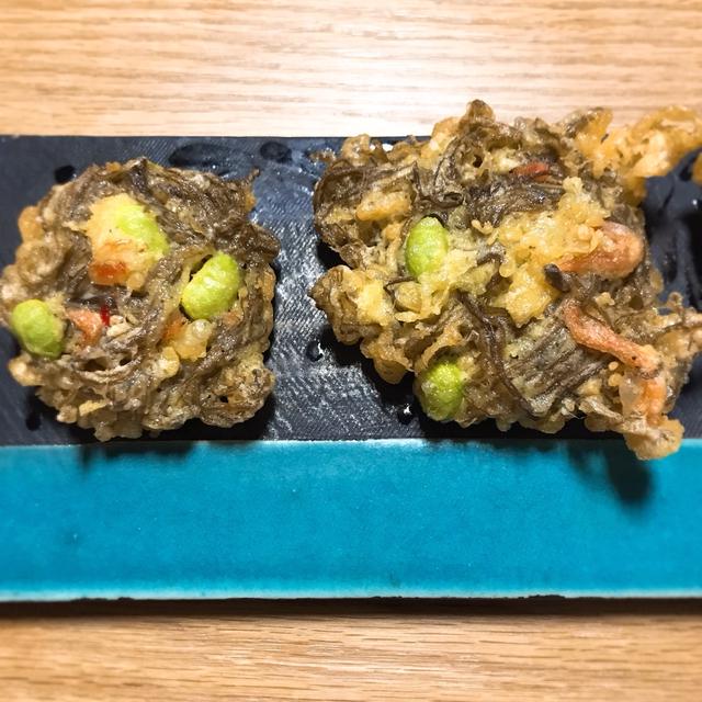 沖縄もずく天ぷら By Churaさん レシピブログ 料理ブログのレシピ満載