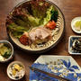 蒸し豚定食