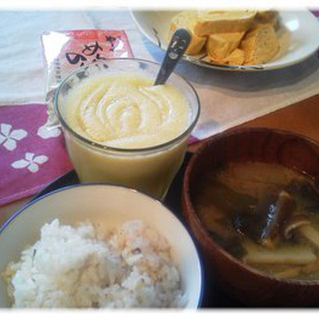 簡単♪栄養たっぷり朝ごはん。