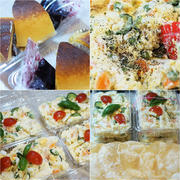 ■スイーツと　実は3点セットで【揚げ餃子の皮乗せポテトサラダも作って　３人様にお届けでした＾＾】