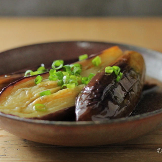 作り置き、茄子の煮びたし。