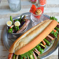 多国籍バインミー！　夏野菜とハムで簡単スタミナランチ　-スパイス大使-　#bánh mì thịt  by 青山　金魚さん