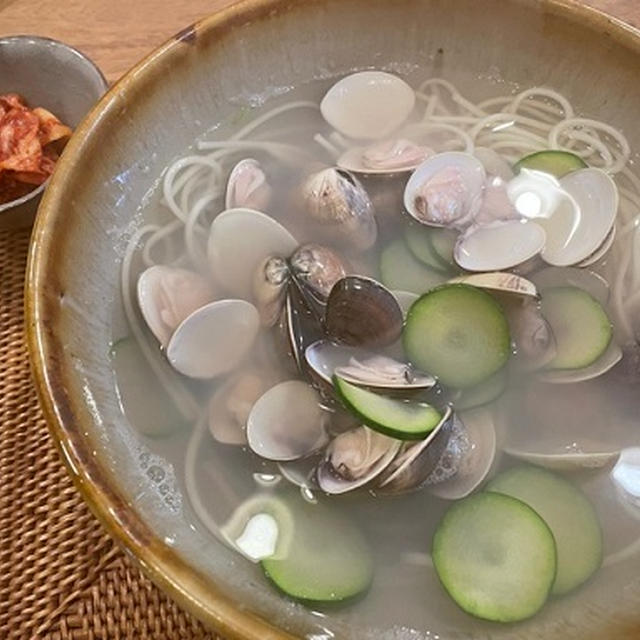 韓国風ハマグリにゅう麺