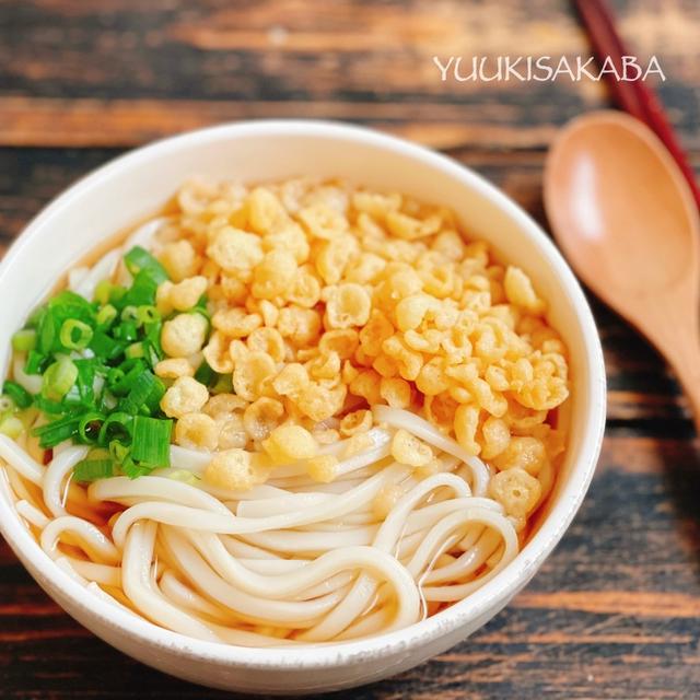 冷凍うどんを活用で、レンジだけでできる、朝うどん！