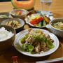 【豚しゃぶとちぎりピーマンの香味ダレ】#作り置き#さっぱり#香味野菜　…夏休み