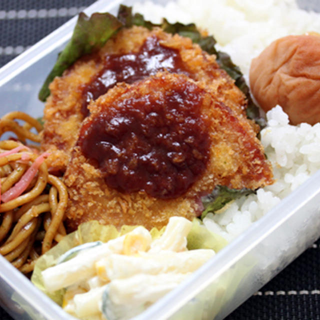 6/25 ハムカツ弁当