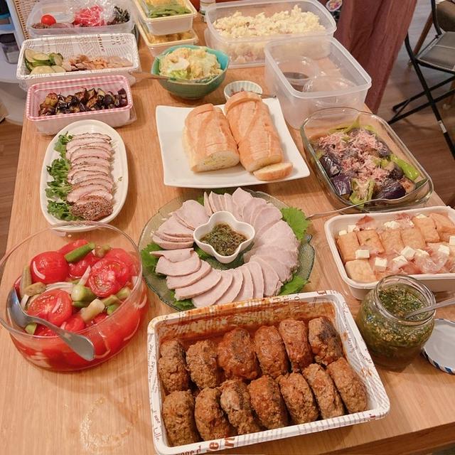 持ち寄り料理で！コンクールお疲れ＆激励会