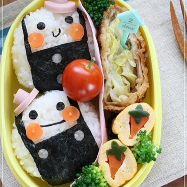 おにぎり君とおにぎりちゃん弁当