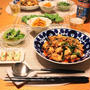 ストウブで『麻婆豆腐』と『小さいおかず』の献立。