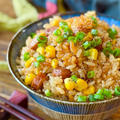 【レシピ】とうもろこしとウインナーの♬バター醤油炊き込みご飯♬