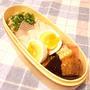 なすと厚揚げのソース煮込みでお弁当♪豆腐のオイル漬け