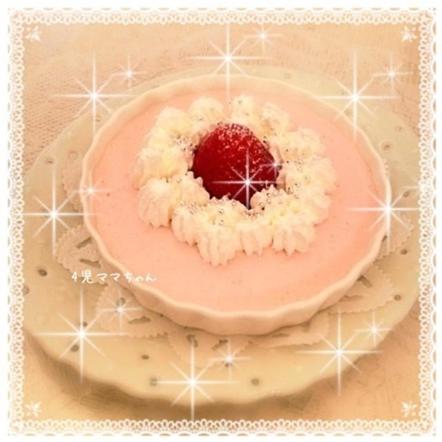 練乳いちごムース☆レシピ