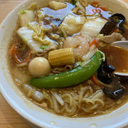 寒い日のラーメンは五目で餡でとじたヤツ、丸源ラーメン