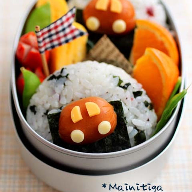 １５分で完成♪男の子向け簡単くるまのお弁当〜キャラ弁〜
